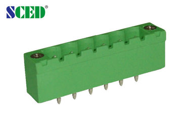 Plug - in Terminal Block Soket Pria Pitch 5.08mm Header 300V 18A 2 - 22P