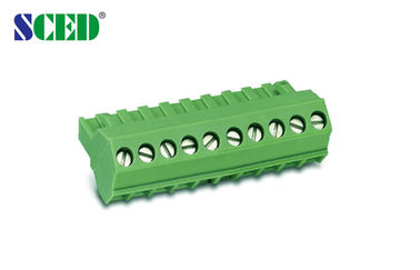 Pitch 5.08mm Plug - in Terminal Blok 300V 18A Plug Female 2P - 22P Pluggable Terminal Block