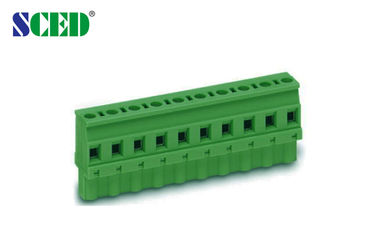 Pasang Plug - in Terminal Blok Pitch 7.62mm 300V 18A 2P - 16P Wanita