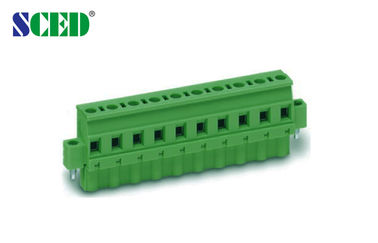 Pasang Plug - in Terminal Blok Pitch Wanita 7.62mm 300V 18A 2P - 14P