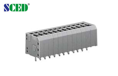 300V 16A Spring Clamp Terminal Block 3.81mm Spasi 2P - Posisi 28P Tanpa Cerdas