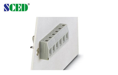 Plastik Melalui Blok Terminal Panel Din Rail Dengan Terminal Kawat Listrik