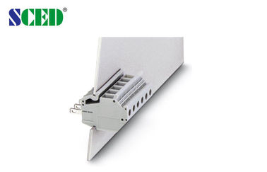 Melalui Panel Mount Terminal Memblokir Pakan Masukan Kawat Vertikal Melalui